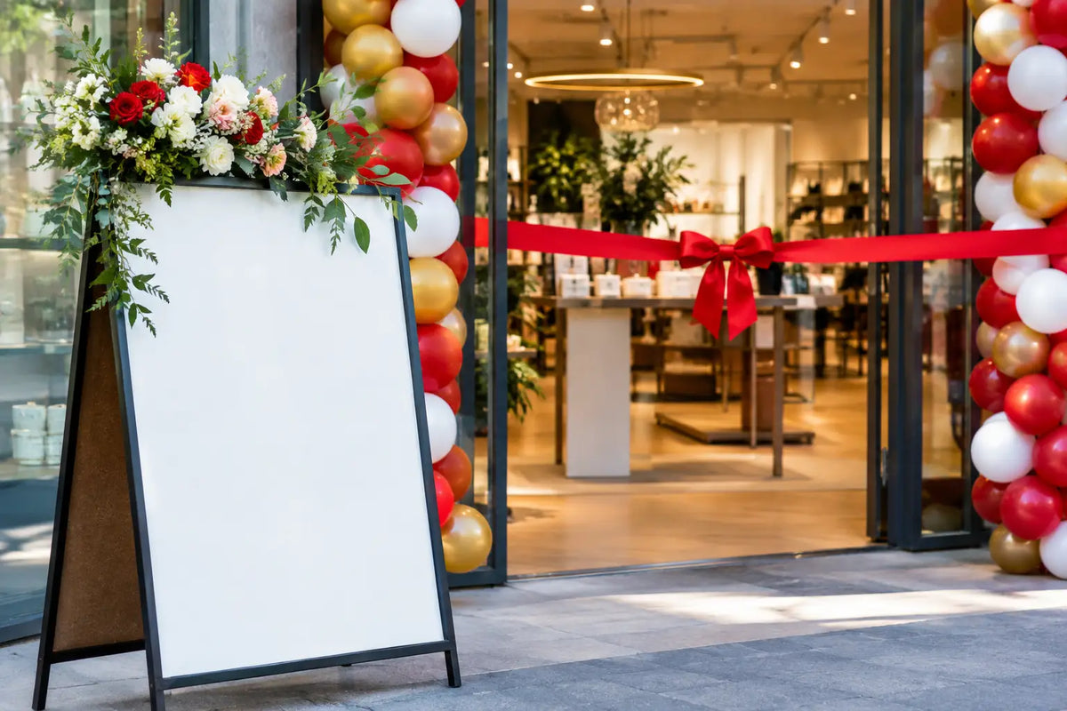 12 Retail Grand Opening Signage Examples That Work