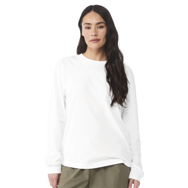 Women's Long Sleeve Shirts Bella + Canvas Unisex 6oz Heavyweight Long-Sleeve T-Shirt | 3511