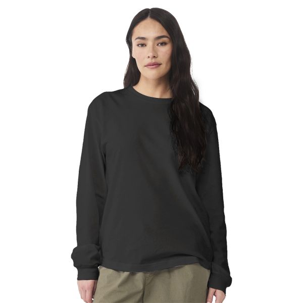 Women's Long Sleeve Shirts Bella + Canvas Unisex 6oz Heavyweight Long-Sleeve T-Shirt | 3511