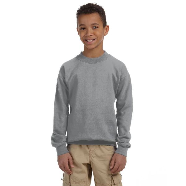 Kid's & Youth's Sweatshirts Gildan Youth Heavy Blend 13.3 oz./lin. yd., 50/50 Fleece Crew | G180B