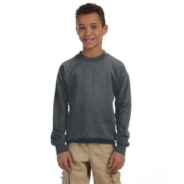 Kid's & Youth's Sweatshirts Gildan Youth Heavy Blend 13.3 oz./lin. yd., 50/50 Fleece Crew | G180B