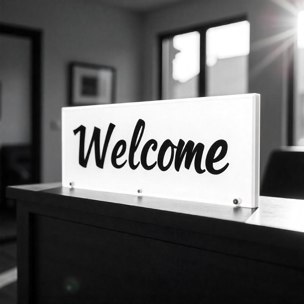 Frosted Acrylic Signs