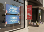 Custom printed vinyl banners for retail and events