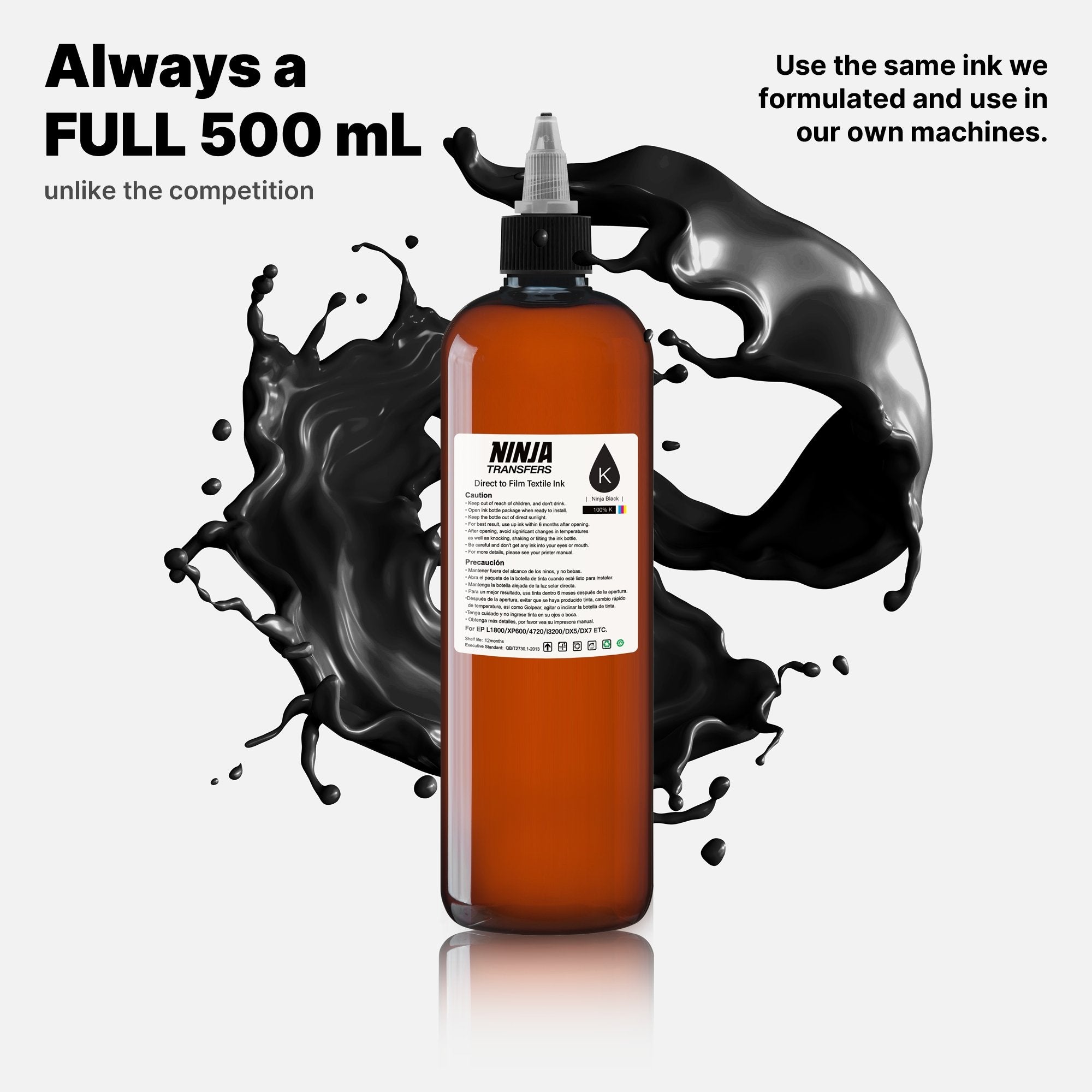 Premium DTF Black Ink